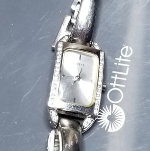 Women's Guess silver watch